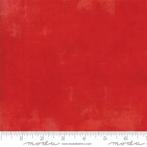 365 Red Scarlet Moda Grunge - Fat Quarter