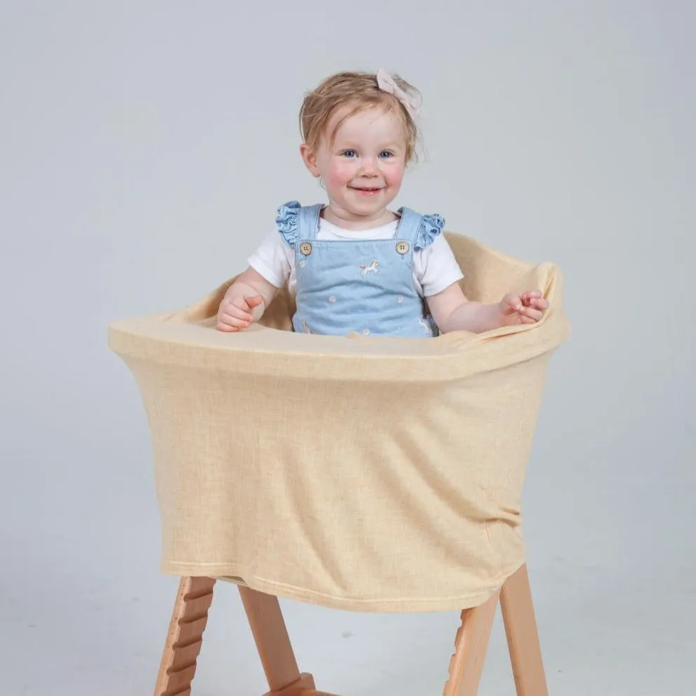 5 in 1 Multi-Use Nursing Mama Cover - Mellow Yellow Linen