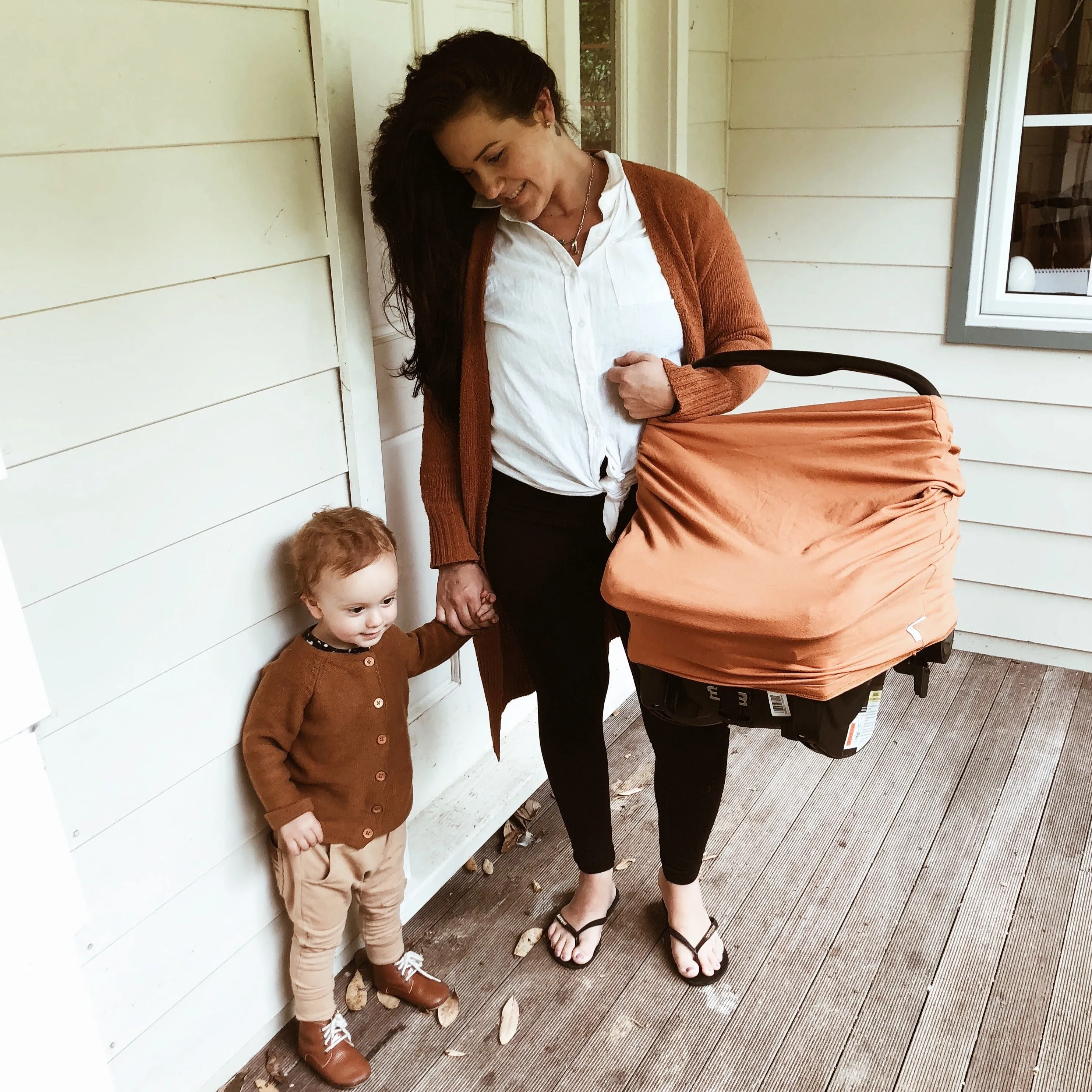 5 in 1 Multi-Use Nursing Mama Cover - Savannah Rust