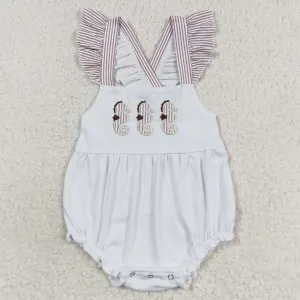 Baby Girls Rompers Sea Horse Flutter Sleeve Summer Rompers SR1502