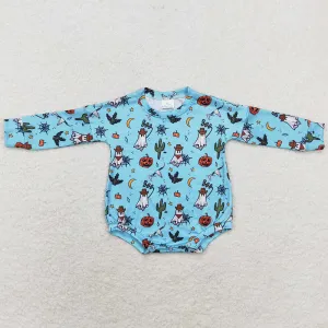 Baby Infant Boys Rompers Halloween Western Cactus Long Sleeve Rompers LR1449