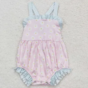 Baby Infant Girls Romper Flower Straps Rompers SR1182