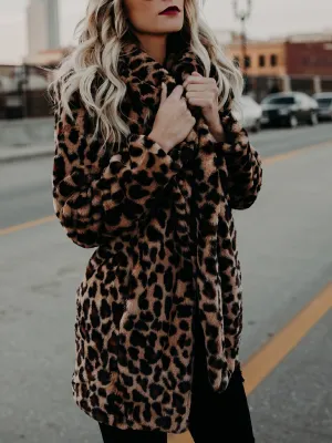 Bohemian Leopard Print Coat