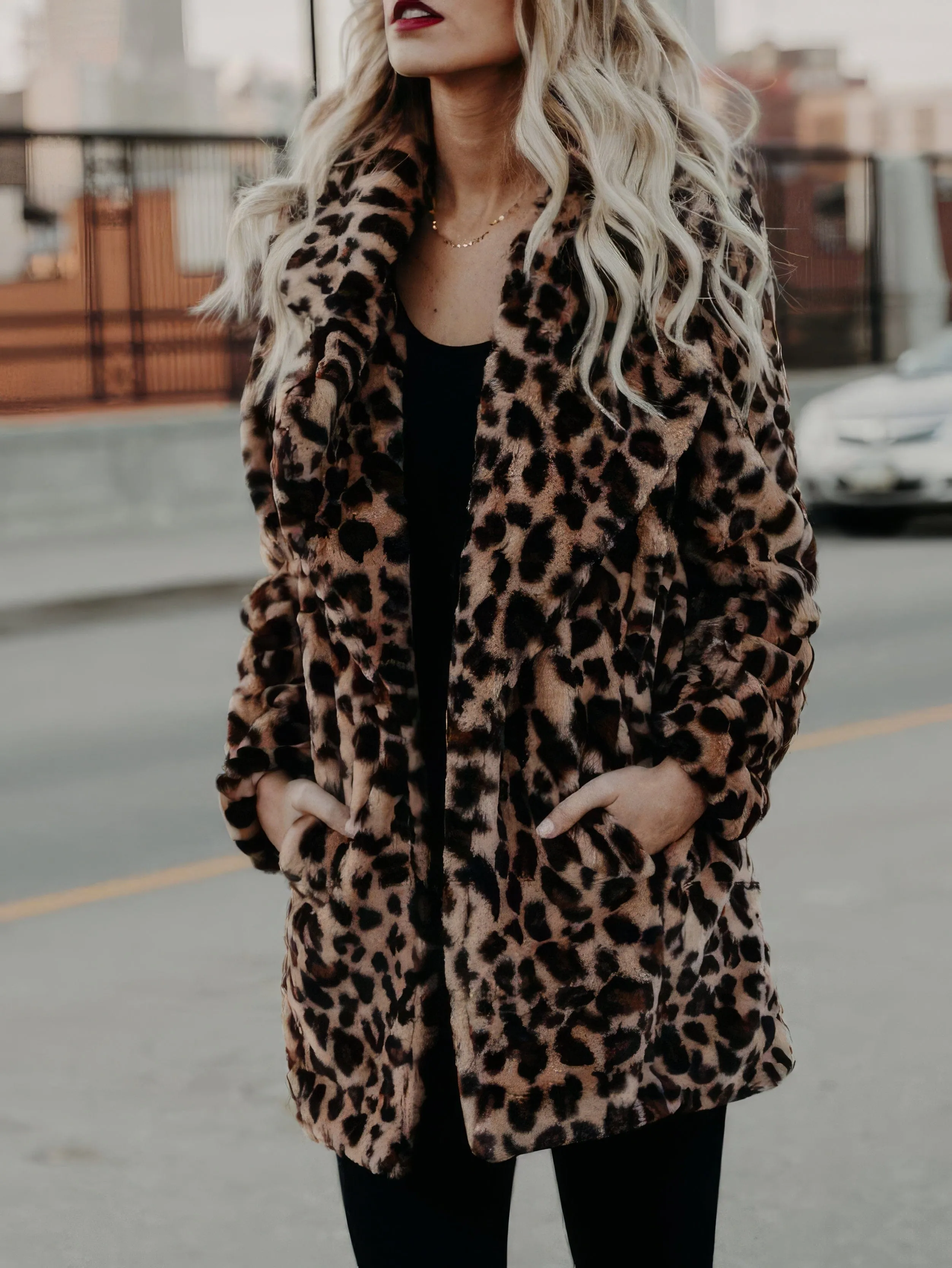 Bohemian Leopard Print Coat