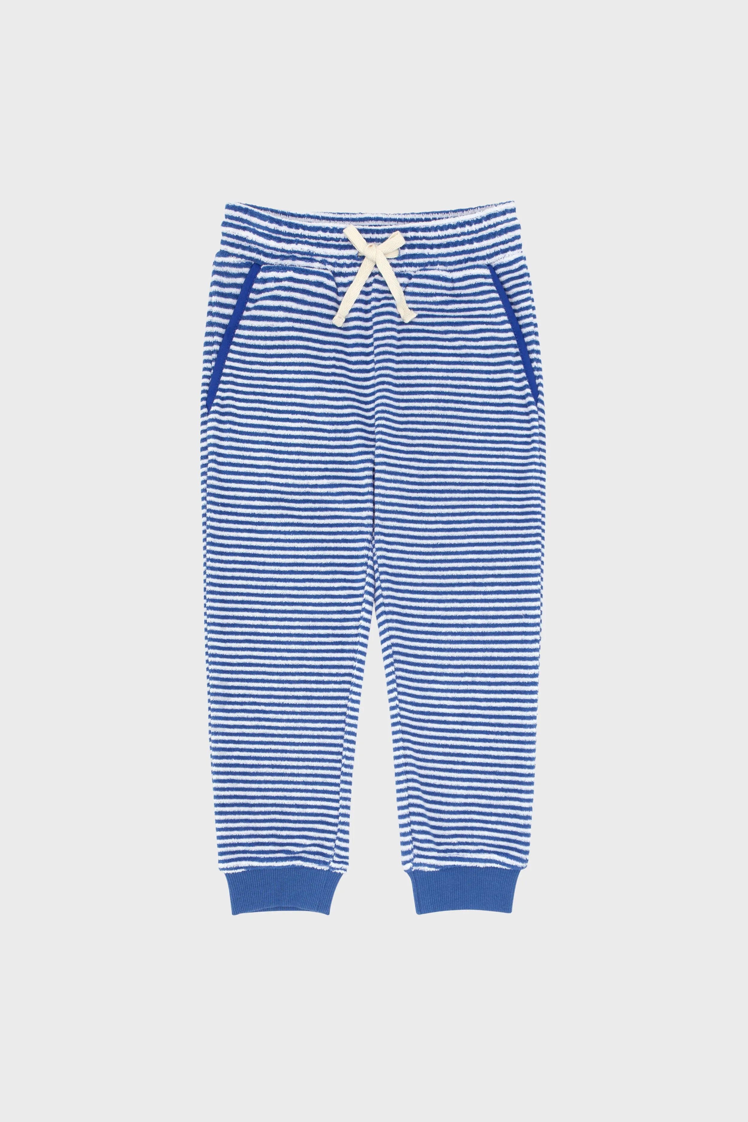 Cove Blue Stripe French Terry Sweatpants