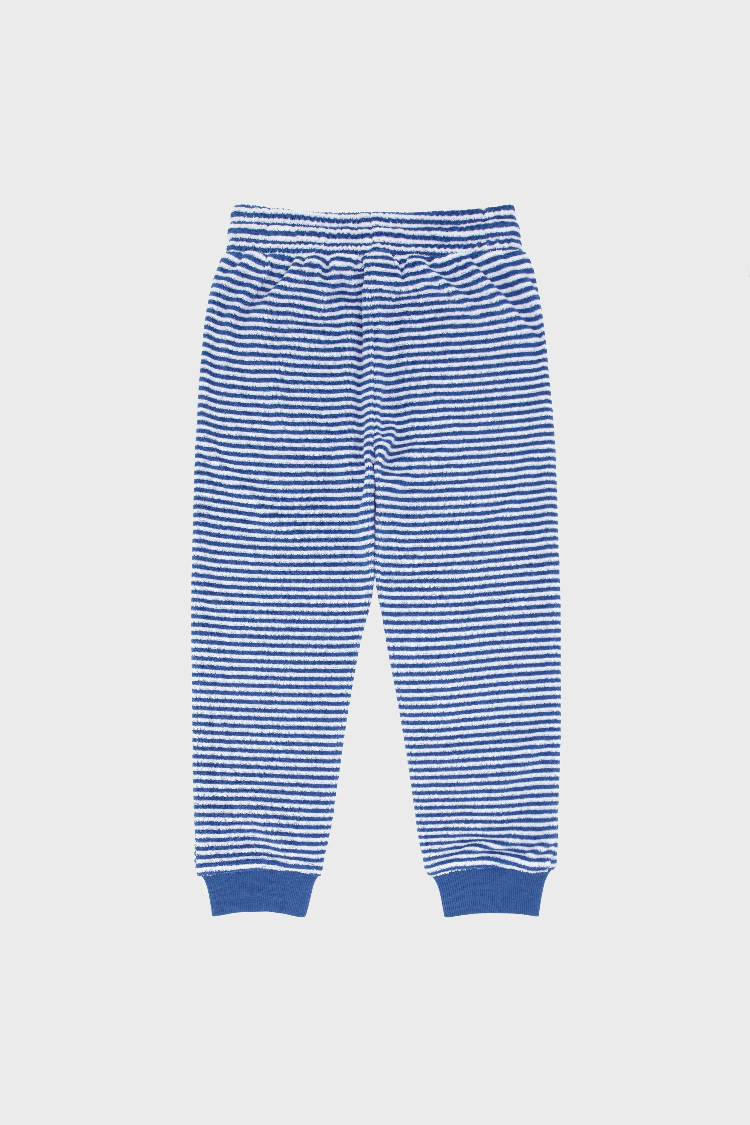 Cove Blue Stripe French Terry Sweatpants