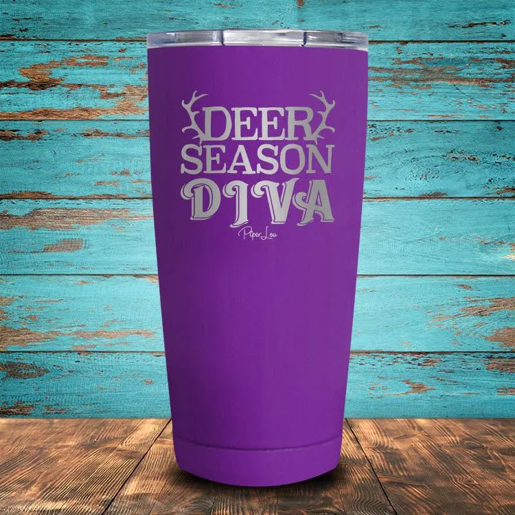 Deer Season Diva Coated Drinkware