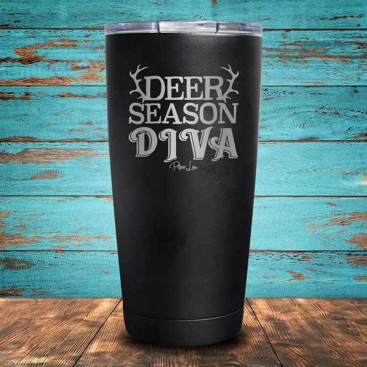 Deer Season Diva Coated Drinkware