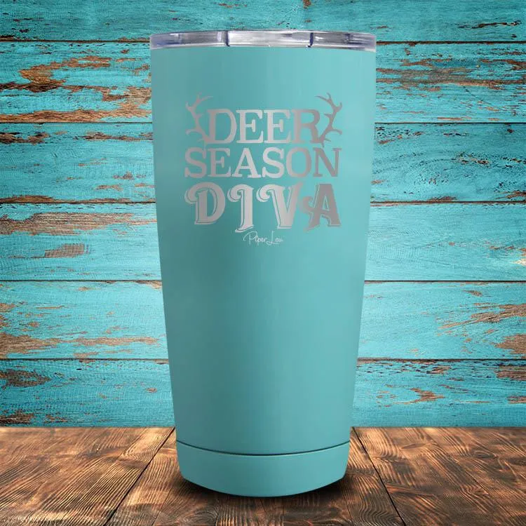 Deer Season Diva Coated Drinkware