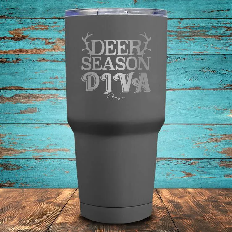 Deer Season Diva Coated Drinkware