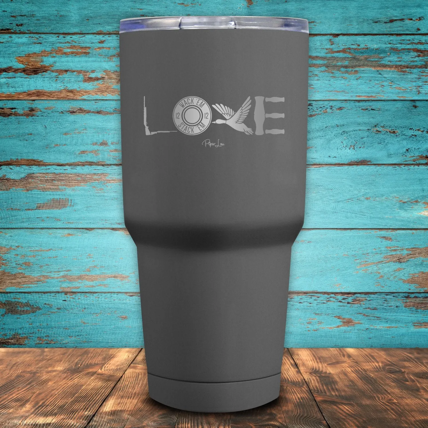 Duck Hunting Love Coated Drinkware