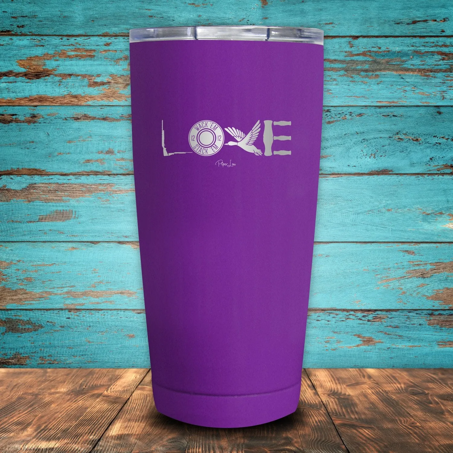 Duck Hunting Love Coated Drinkware