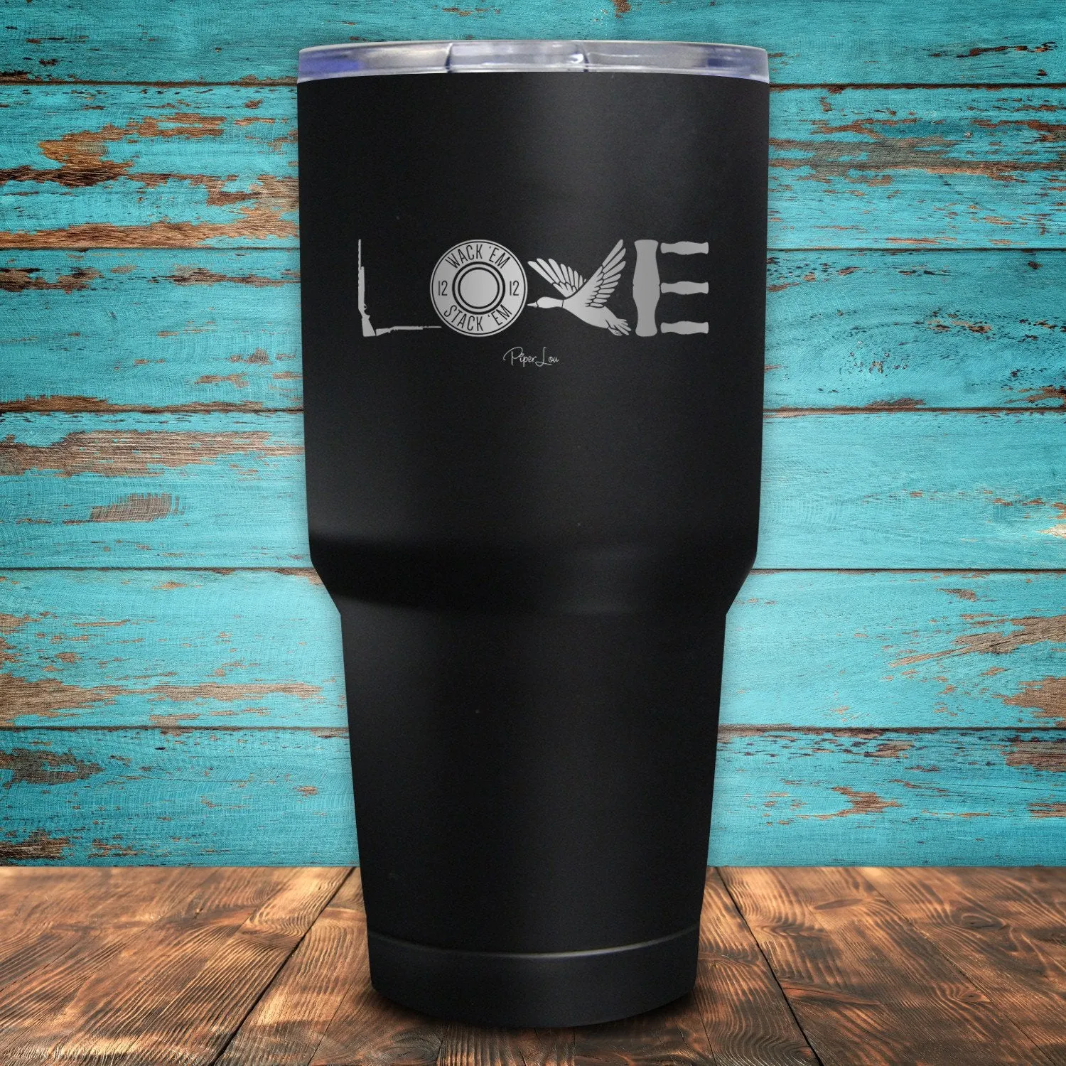 Duck Hunting Love Coated Drinkware