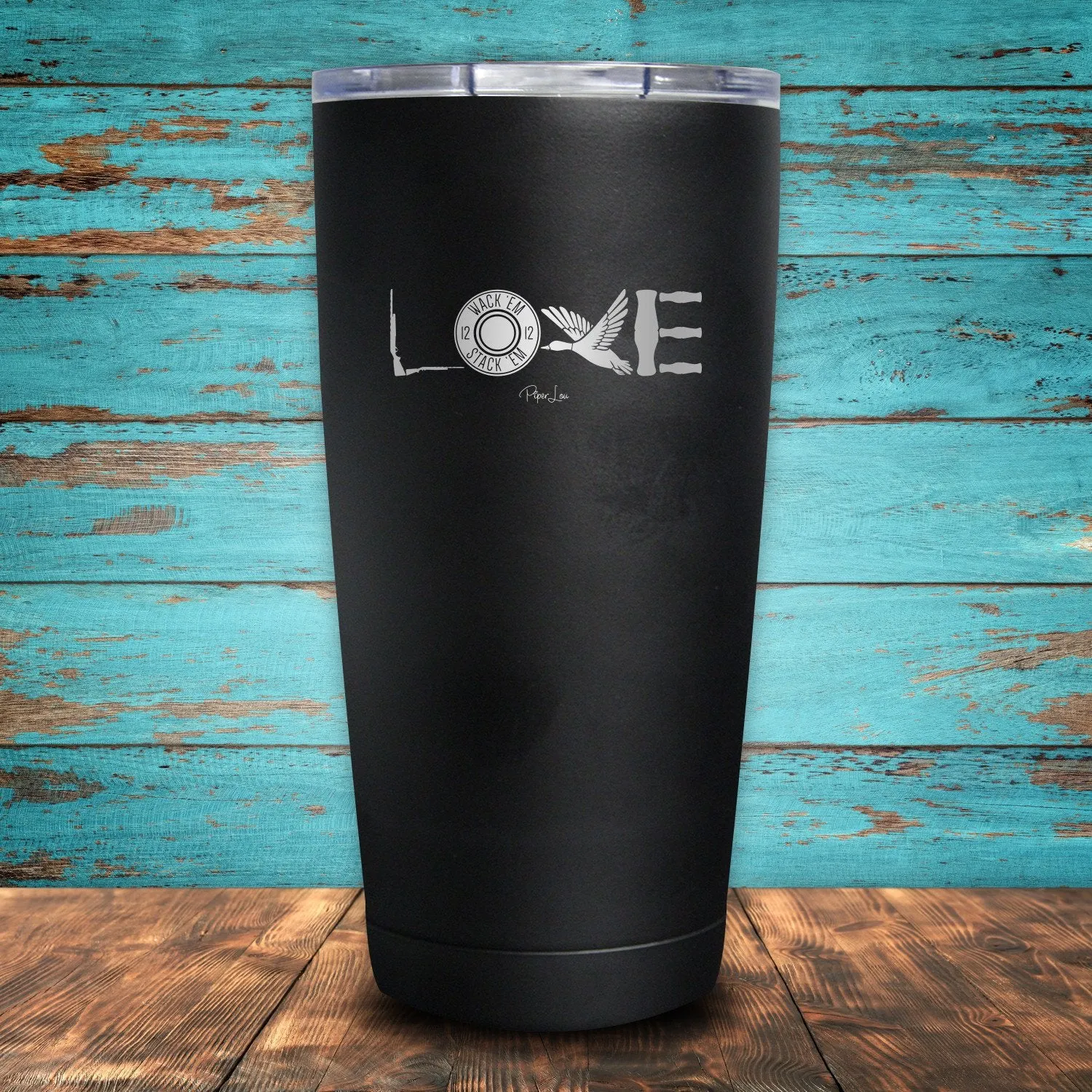 Duck Hunting Love Coated Drinkware