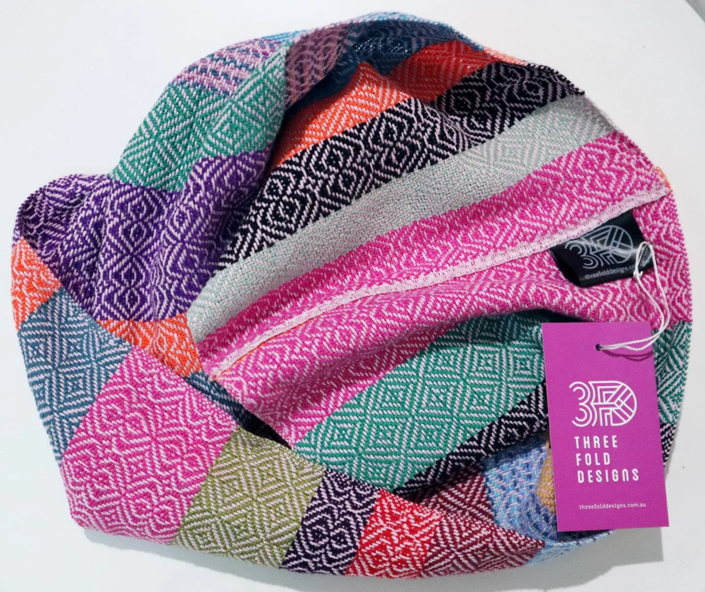 Handwoven Infinity Scarf - Cravat - Fruit Tingles Allsorts