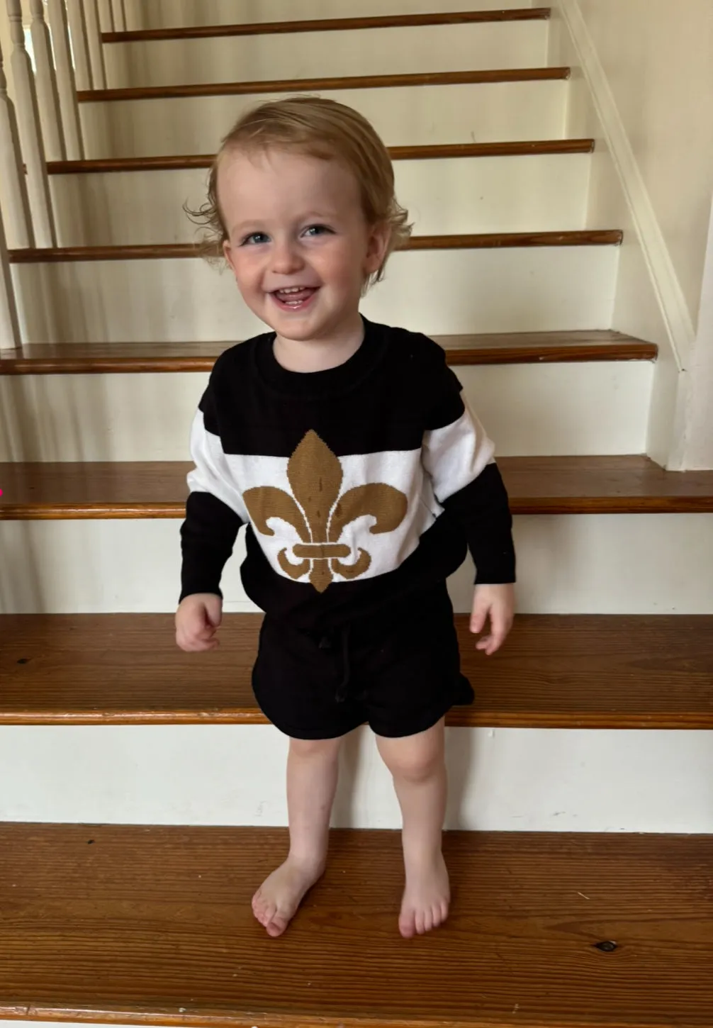 Kids Fleur de lis sweater