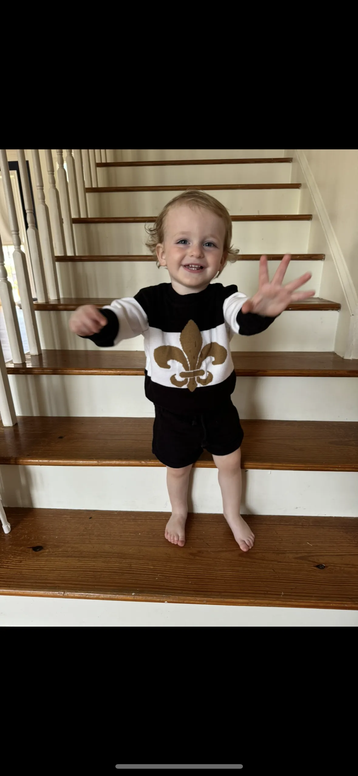 Kids Fleur de lis sweater