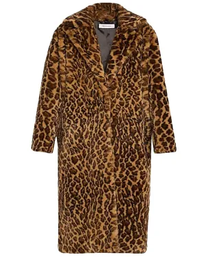 Leopard Faux Fur Coat