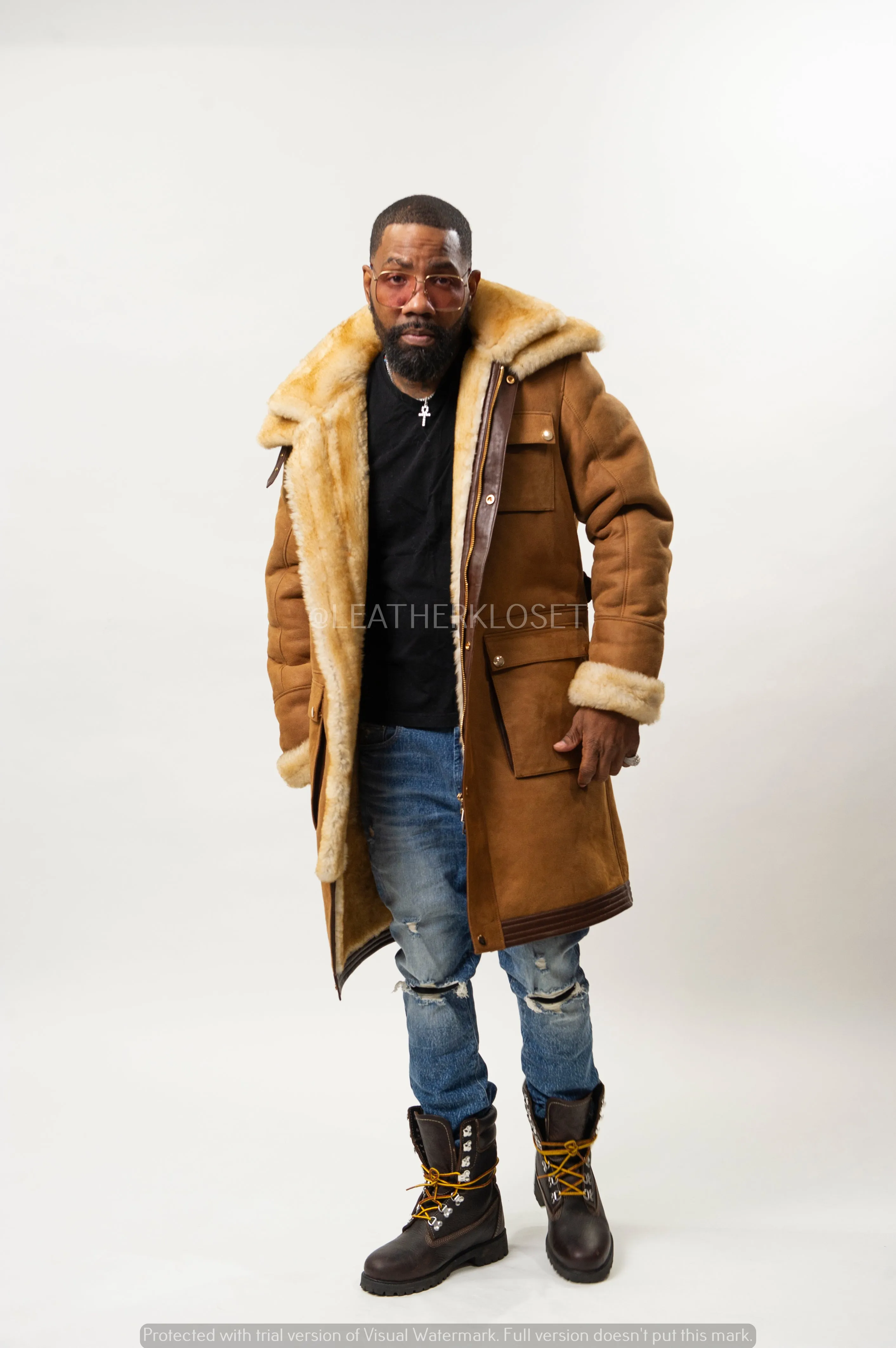 Men's Milan Sheepskin Shearling Coat