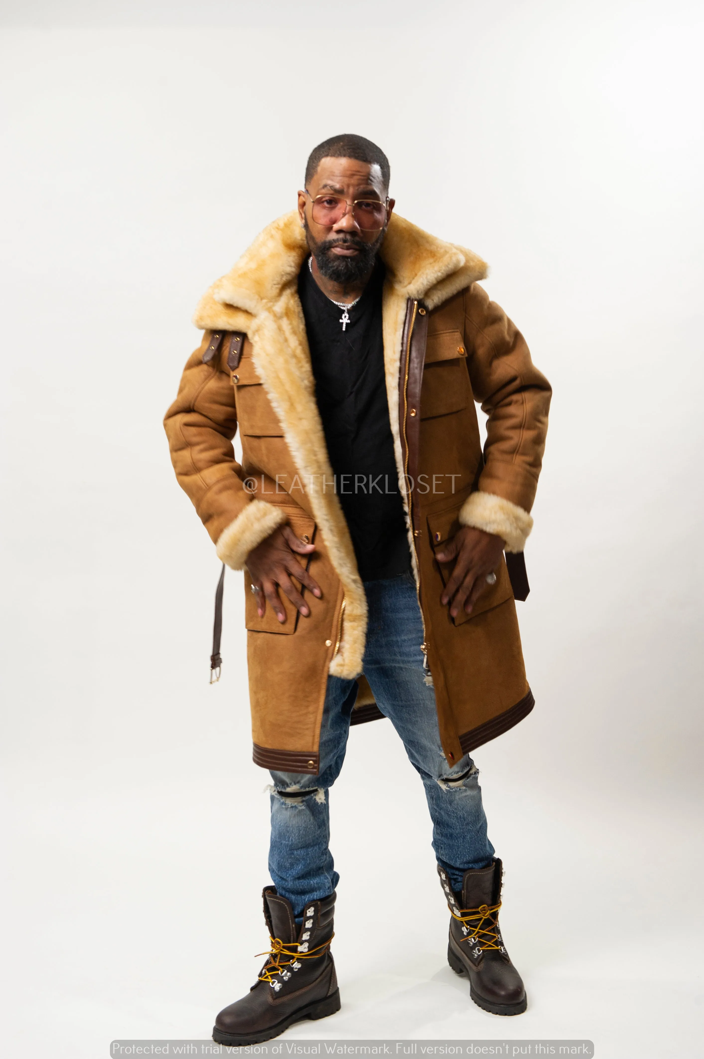 Men's Milan Sheepskin Shearling Coat