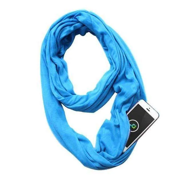 Skyanna Infinity Scarf with Pocket