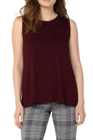 Sleeveless Scoop Neck Knit Tank