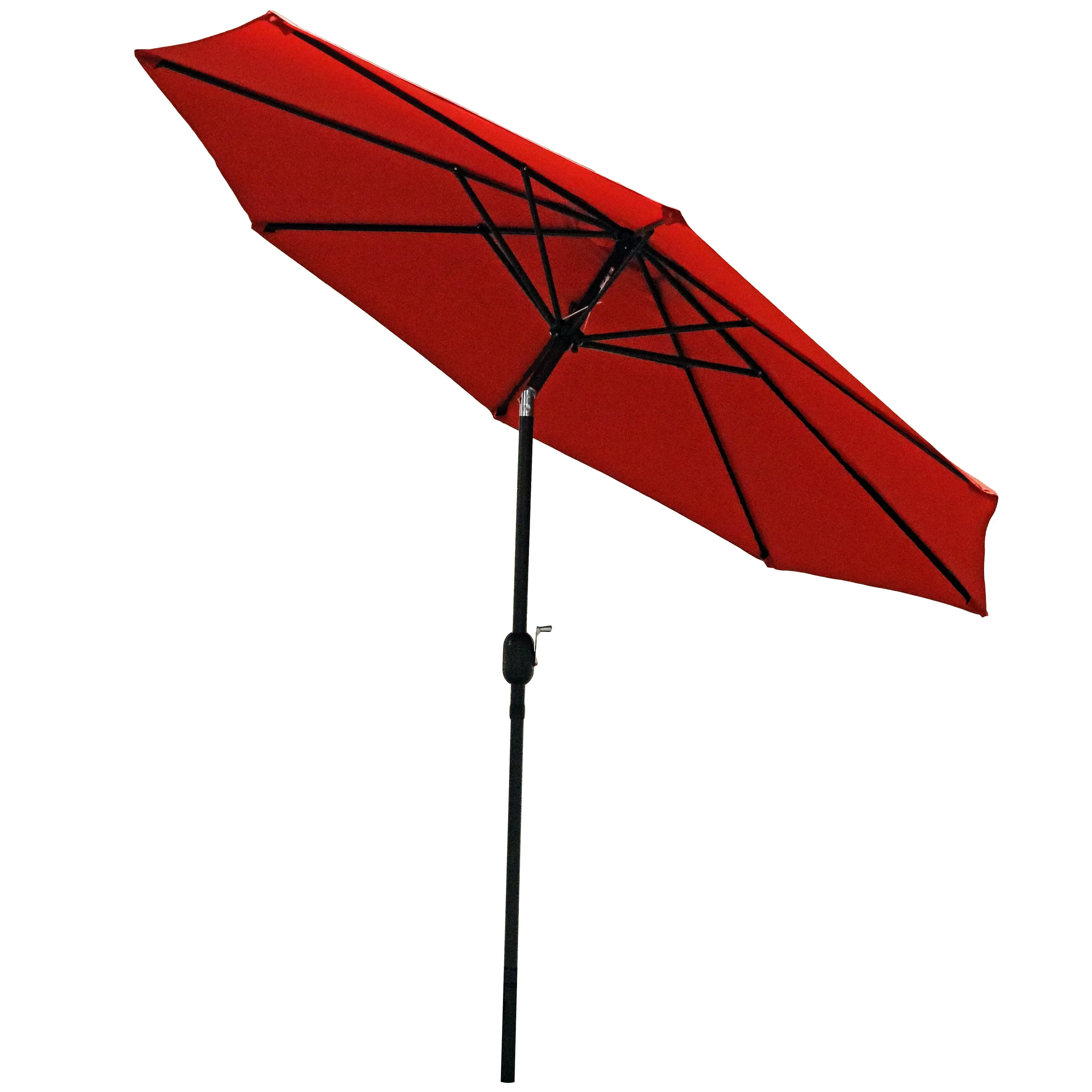 Sunnydaze Aluminum 9' Patio Umbrella with Tilt and Crank